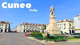 4K | Cuneo ( Coni ) A city in the Piedmont region of Italy   | #walkingtour