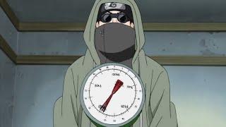 Shino climbs on the scale