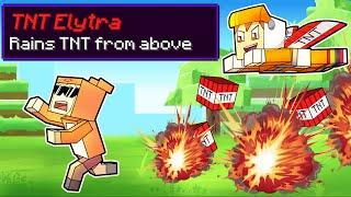 minecraft manhunt but we have CUSTOM ELYTRAS