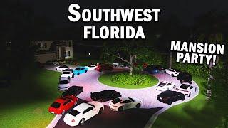 HUGE MANSION PARTY!! || ROBLOX - Southwest Florida Roleplay