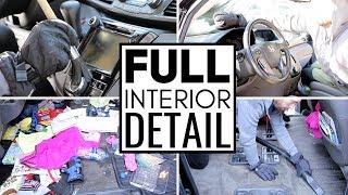 Cleaning The Dirtiest Car Interior Ever! Complete Disaster Full Interior Car Detailing Honda Odyssey