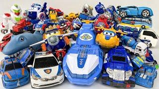 Transforming robot toy collection: Super Wings World, Optimus, POLICE CAR, CARBOT TOBOT, Plane