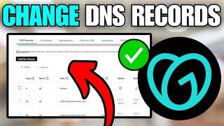 How To Change DNS Records on GoDaddy