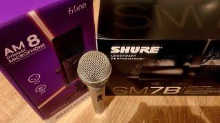 Тестирую микрофоны: Shure SM7B vs Fifine AM8 vs Shure C607 vs Samsung Galaxy S21