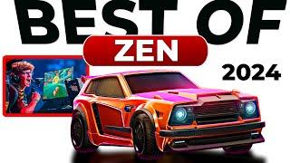 BEST OF ZEN 2024 ! HOW ZEN REACHED ROCKET LEAGUE WORLD RECORD SKILL RATING !