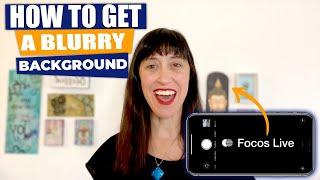 How To Get A Blurred Video Background  | Focos Live App Portrait Videos With Bokeh