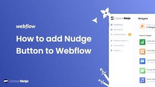 How to add a Nudge Button to Webflow
