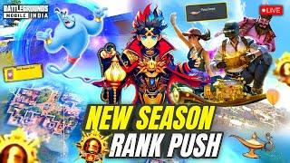 NEW SEASON CONQUEROR RANK PUSH  - BGMI LIVE WITH Lok X Gaming | #bgmi #bgmilive