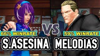 KOF XV ▰ SHERMIE ASESINA (Athena/Leona/Shermie) vs MELODIAS (Geese/Ryo/Ralf)