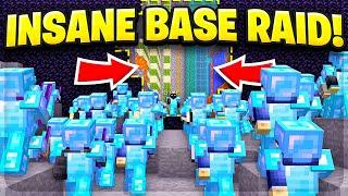 OUR *FIRST* RICH RAID OF THE MINECRAFT FACTIONS SEASON..! (INSANE)