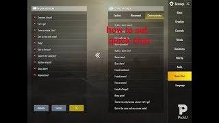 How to set quick chat in pubg mobile lite 2020