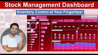 Inventory management excel dashboard