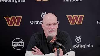 Live: HC Dan Quinn Speaks to the Media on Victory Monday | Washington Commanders