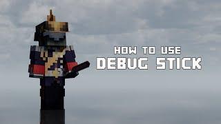 Debug Stick Tutorial For Beginners (MInecraft Tutorial)