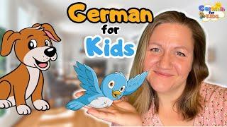 Fun German Lesson for Kids: Discover Pets in German | Deutsch für Anfänger | Fun for Kids