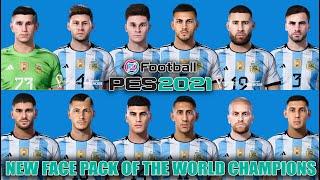 PES 2021 NEW FACE PACK OF THE WORLD CHAMPIONS