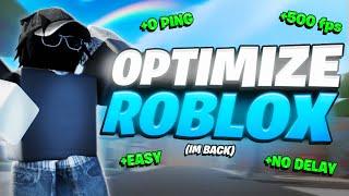 OPTIMIZE ROBLOX WITH THESE NEW SETTINGS️ (600+ FPS) *FPS BOOST, ZERO DELAY, ZERO PING*