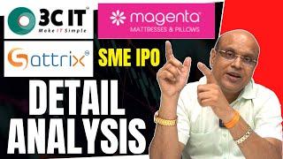 3C IT Solutions, Sattrix Information Security & Magenta Lifecare Limited | SME IPO | Detail Analysis