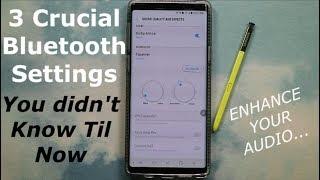 The 3 Crucial Bluetooth Settings - To Drastically Improve Sound