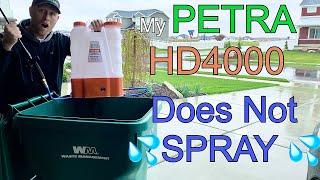 Petra HD4000 Expensive Sprayer Doesn’t Work Out Of The Box!