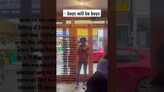 Boys will be boys - by Sincerely, Denyze X.                  Full poem on Sincerelydenyze.x on Insta