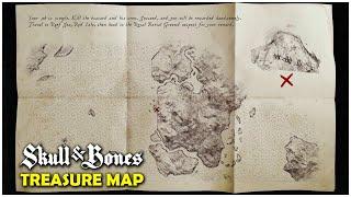 Where to Find the Caradec's Bounty Map Treasure - Skull and Bones Tips (Treasure Map Location)