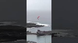 Hang Glider Near Miss With Hotel, Costa Adeje Tenerife