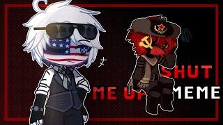 Shut Me Up || Countryhumans Gacha || USA & USSR