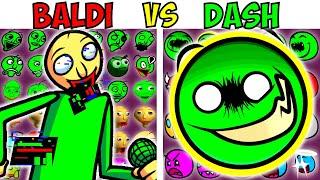 ALL BALDI VS GEOMETRY DASH | FNF Character Test | Gameplay VS Playground