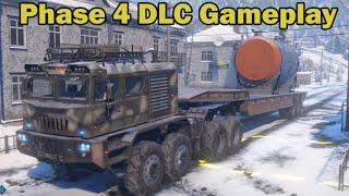 SnowRunner - Transporting Rocket ship parts in NEW PHASE 4 DLC MAP! (Urska River, Amur, Russia)