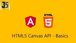 HTML5 Canvas basics tutorial using Angular 14 project