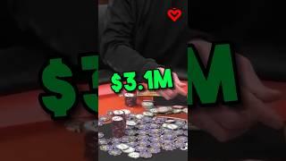 $3.1 Million Dollar hand makes history! #PokerShortd #Poker