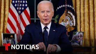 Biden explica en un discurso a la nación su renuncia a la candidatura demócrata