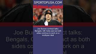 Joe Burrow contract talks: Bengals, QB make pact as both sides continue to work on a mu.. #shorts