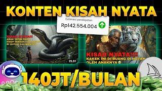 Lagi RAME DI INDO! Cuan 140jt/BLN dari Konten Kisah Nyata! Cara Dapat Uang dari Youtube 2024 Terbaru