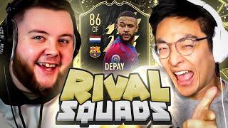 IF MEMPHIS DEPAY!!! Fifa 22 Rival Squads vs Itsjames!!!