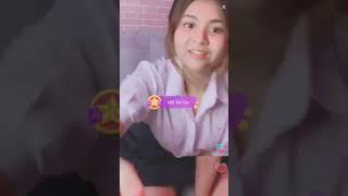 Bigo live pakai baju seragam sekolah