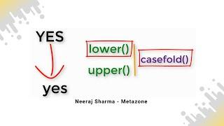 String comparison in python: python string equals ignore case