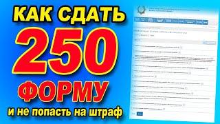 250 ФОРМА  / Всеобщее декларирование / Как правильно сдать 250 форму?