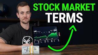 Stock Market Terms: 15+ Explained for Beginners 