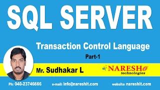 Transaction Control Language in SQL Server Part 1 | MSSQL Training