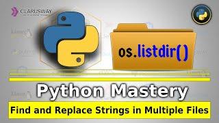 Find and Replace Strings in Multiple Files Using Python | Clarusway