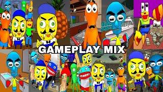 All Sponge Neighbors Level 1. Gameplay Mix (Sponge Edition) Evolution 2017 - 2020