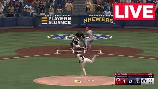 MLB LIVE Milwaukee Brewers vs Philadelphia Phillies - Sep 16, 2024 MLB Full Game - MLB 24 EN VIVO