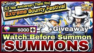 5k Rds Summons Until We Pull CP0 Awakened form Rob Lucci & Giveaway | One Piece Bounty Rush OPBR