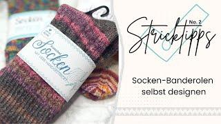 Knit-Ly | Strick-Tipp Folge 2 | Sockenbanderolen mit Canva einfach selbst gestalten