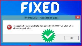 [Fixed]️ 0xc0000142 Error The Application Was Unable to Start Correctly