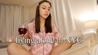 my 10pm night routine  living alone in NYC