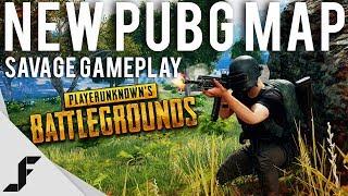 NEW PUBG MAP! - Savage Gameplay ( Playerunknown's Battlegrounds )