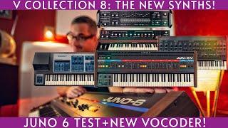 Arturia V Collection 8: The new synths+Juno6 comparison!